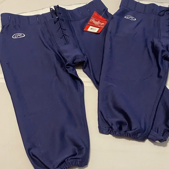 Rawlings Adult Navy Blue Football Pants - Picture 2 of 9